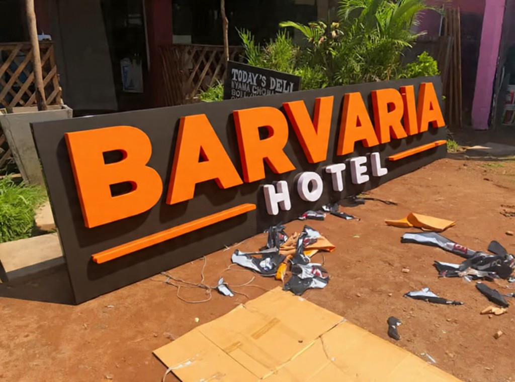 Hotel 3D Signage