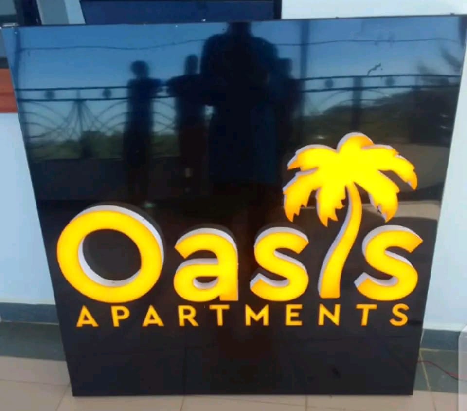 Oasis Apartments LED Sign