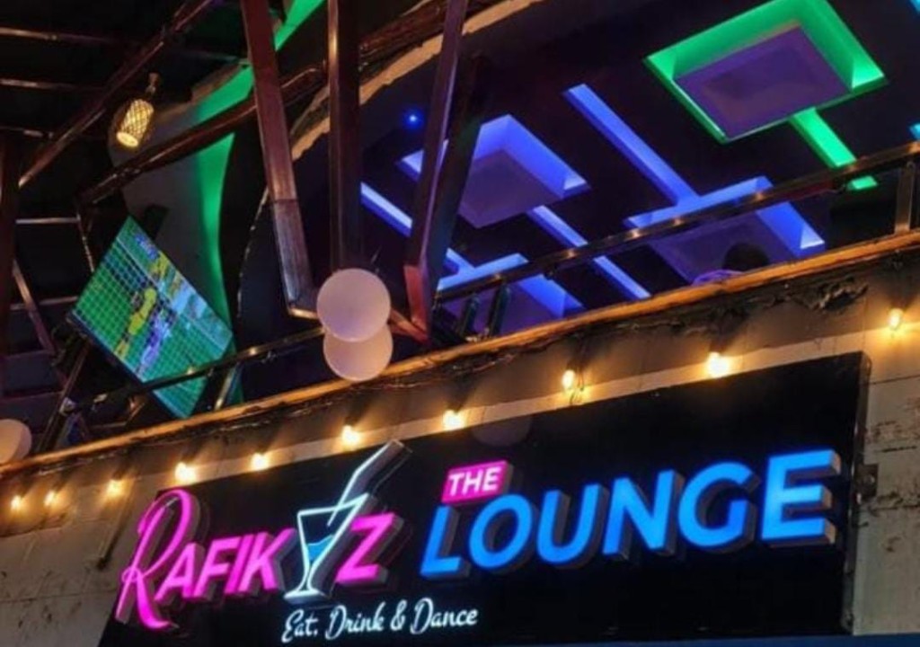 Rafikiz The Lounge Night Sign